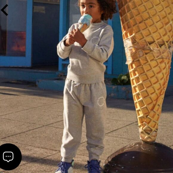 Bonds Kids Move Terry Pullover &‎ Sweatpants Grey Size 4 Nwt - Picture 2 of 8